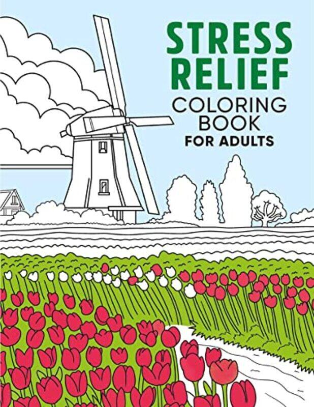 

Stress Relief Coloring Book for Adults by Jenny Palmer Paperback