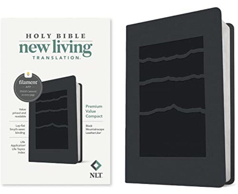

Nlt Premium Value Compact Bible Filament Edition Black by Tyndale - Paperback