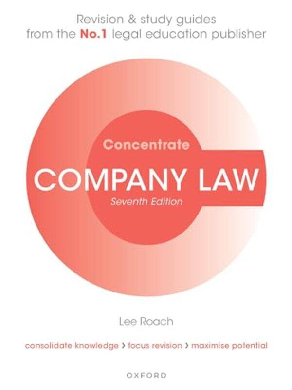 

Company Law Concentrate by Dr Lee Senior Lecturer of Law, Senior Lecturer of Law, University of Portsmouth Roach-Paperback