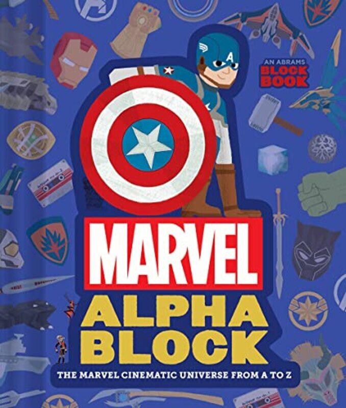 

Marvel Alphablock An Abrams Block Book by Katharine Guerrier-Hardcover