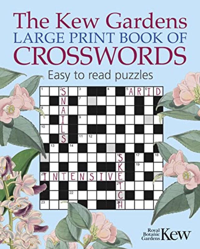 The Kew Gardens Large Print Book of Crosswords by Saunders, Eric Paperback