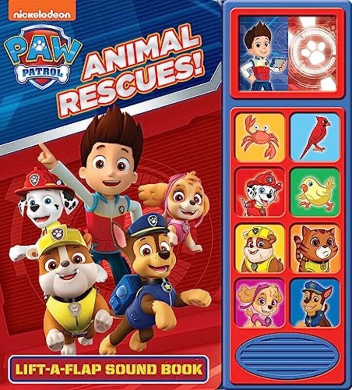 

Paw Patrol Lift A Flap Sound Book by PI Kids Hardcover