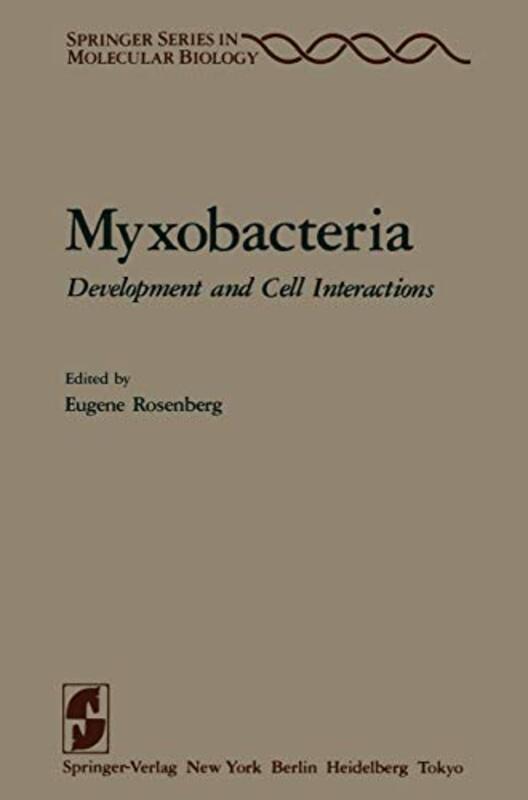 Myxobacteria Development And Cell Interactions By Rosenberg, E. -Paperback