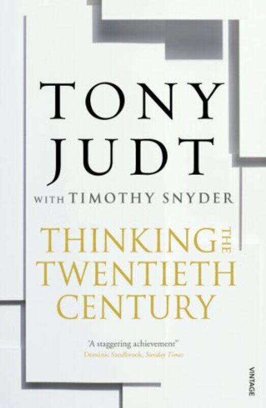 

Thinking the Twentieth Century by Timothy SnyderTony Judt-Paperback