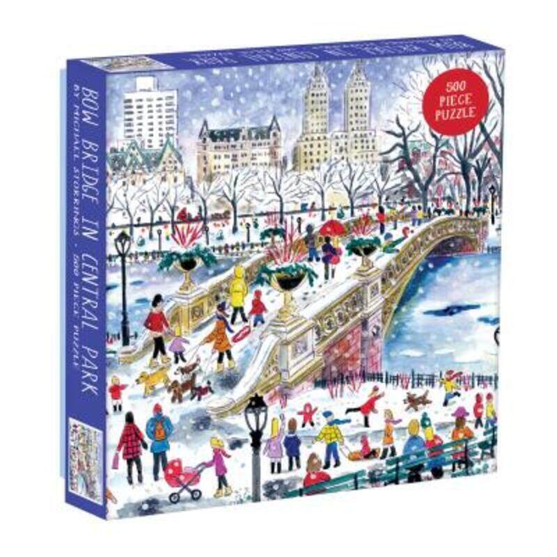 

Michael Storrings Bow Bridge In Central Park 500 Piece Puzzle.paperback,By :Galison
