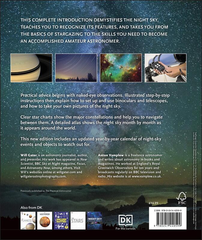 Stargazing for Beginners: Explore the Wonders of the Night Sky, Hardcover Book, By: Will Gater