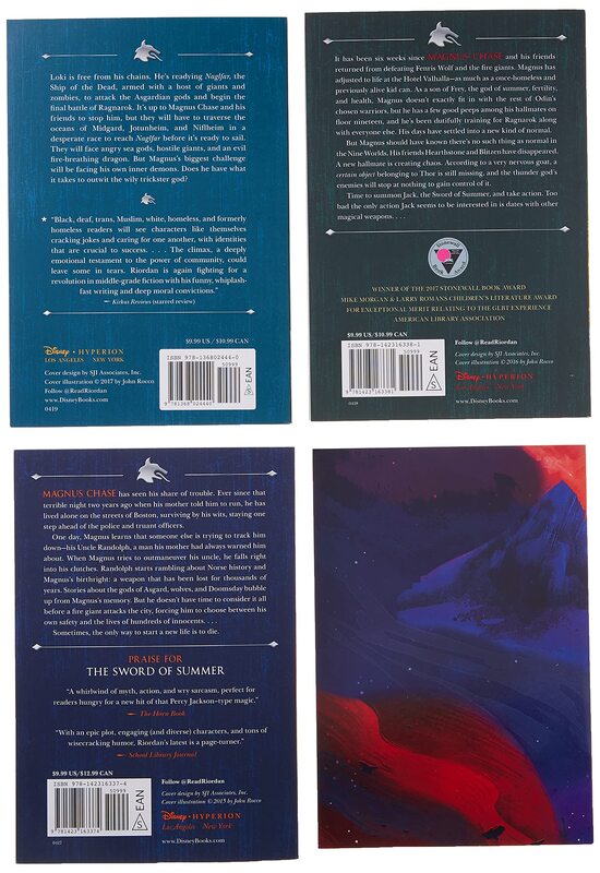 مجموعة ماغنوس تشيس وآلهة أسكارد ، كتاب غلاف عادي ، بقلم: ريك ريوردان
