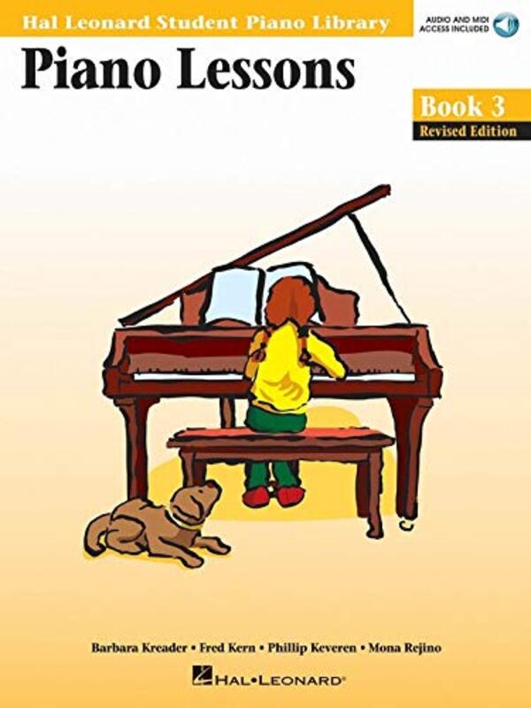 Piano Lessons Book 3 & Audio: Hal Leonard Student Piano Library , Paperback by