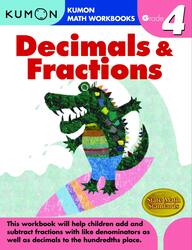 Grade 4 Decimals and Fractions, Paperback Book, By: Kumon