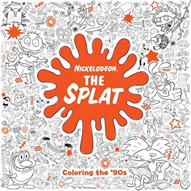 

Splat Coloring The 90S By Random House Random House Paperback