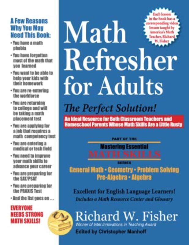 Math Refresher for Adults: The Perfect Solution,Paperback by Fisher, Richard W