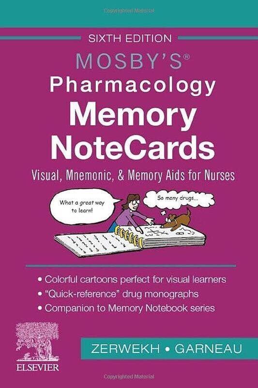 

Mosbys Pharmacology Memory Notecards By Joann Zerwekh President Paperback