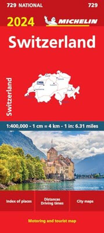 

Switzerland 2024 - Michelin National Map 729 by Michelin -Other Book Format