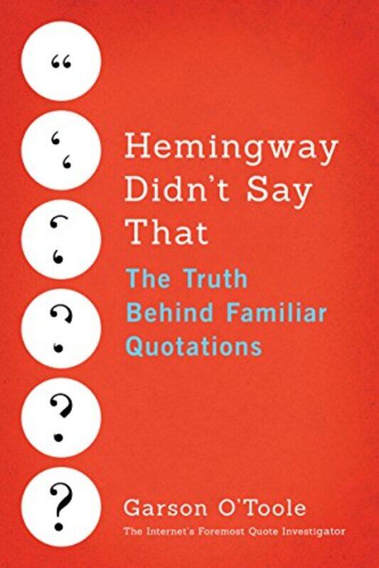 

Hemingway Didnt Say That by Joi BarriosJulia Camagong-Hardcover