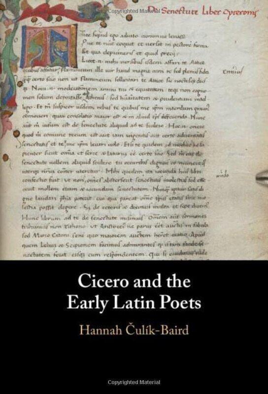 

Cicero and the Early Latin Poets by Hannah Boston University Culik-Baird-Hardcover