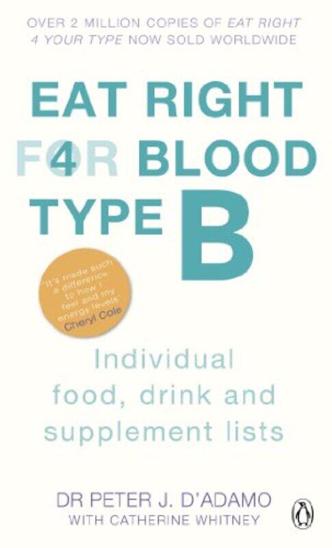 

Eat Right For Blood Type B by Peter J DAdamo-Paperback