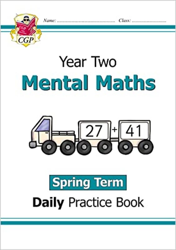 Ks1 Mental Maths Daily Practice Book Year 2 Spring Term by CGP Books - CGP Books -Paperback