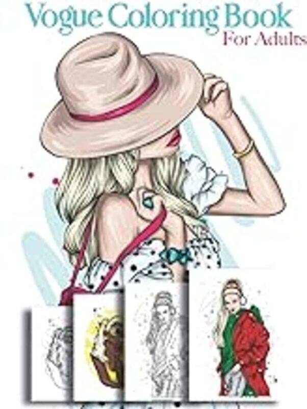 

Vogue Coloring Book For Adults Beautiful Fashion Illustration Book Vogue Colors A To Z A Fashion by Fancybookpress Lovely Paperback