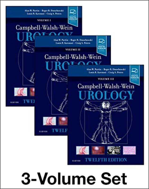 

Campbell Walsh Wein Urology: 3-Volume Set,Hardcover by Partin, Alan W. (The Jakurski Family Director Urologist-in-Chief, Chairman, Department of Urolo