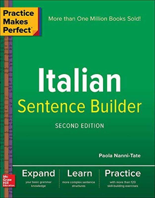 

Practice Makes Perfect Italian Sentence Builder by Caitlin Doughty-Paperback