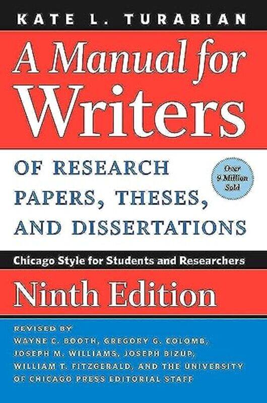 

Manual For Writers Of Research By E09 - Paperback