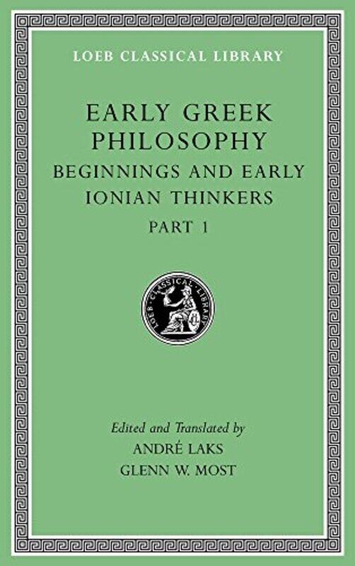 

Early Greek Philosophy Volume II -Hardcover