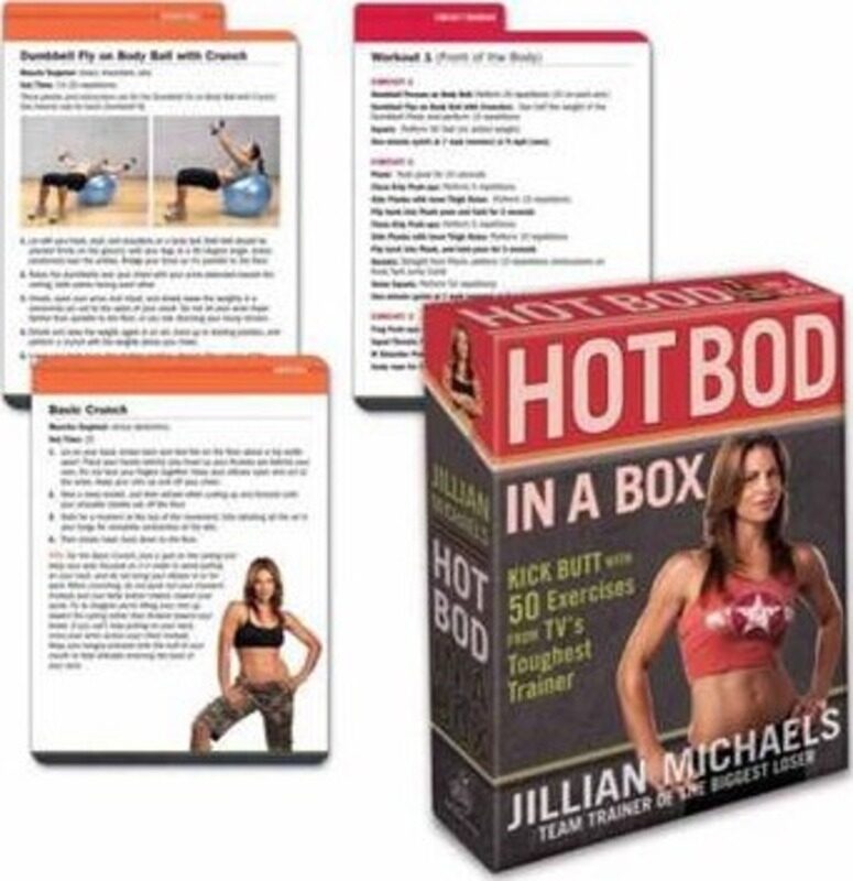 

Jillian Michaels Hot Bod in a Box: Kick Butt with 50 Exercises from TV's Toughest Trainer.paperback,By :Jillian Michaels