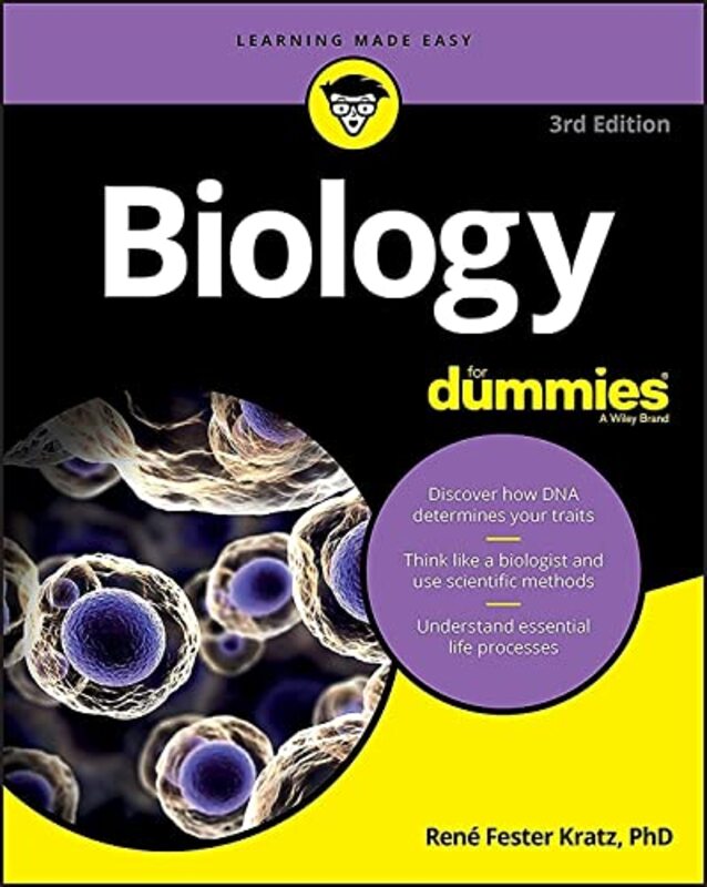 Biology For Dummies by Rene Fester Kratz-Paperback