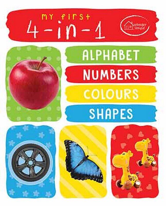 

My First 4 In 1 One Wild Animals, Pet and Farm Animals, Birds, Sea Animals: Padded Board Books, Board Book, By: Wonder House Books