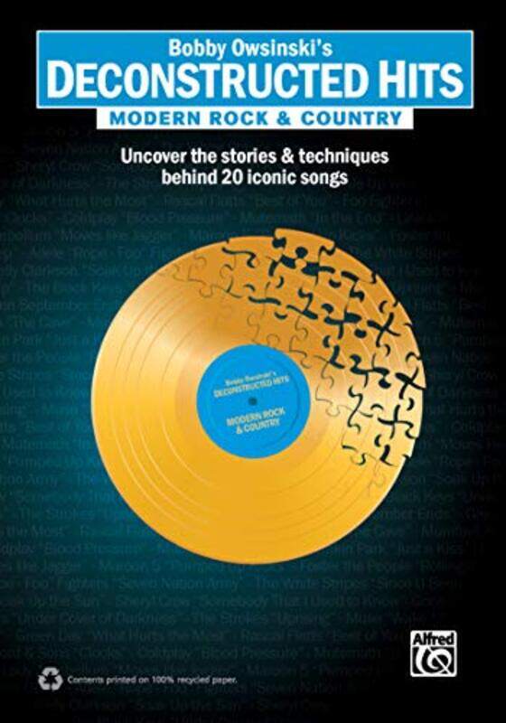 

Deconstructed Hits Modern Rock And Country By Owsinski Bobby - Paperback