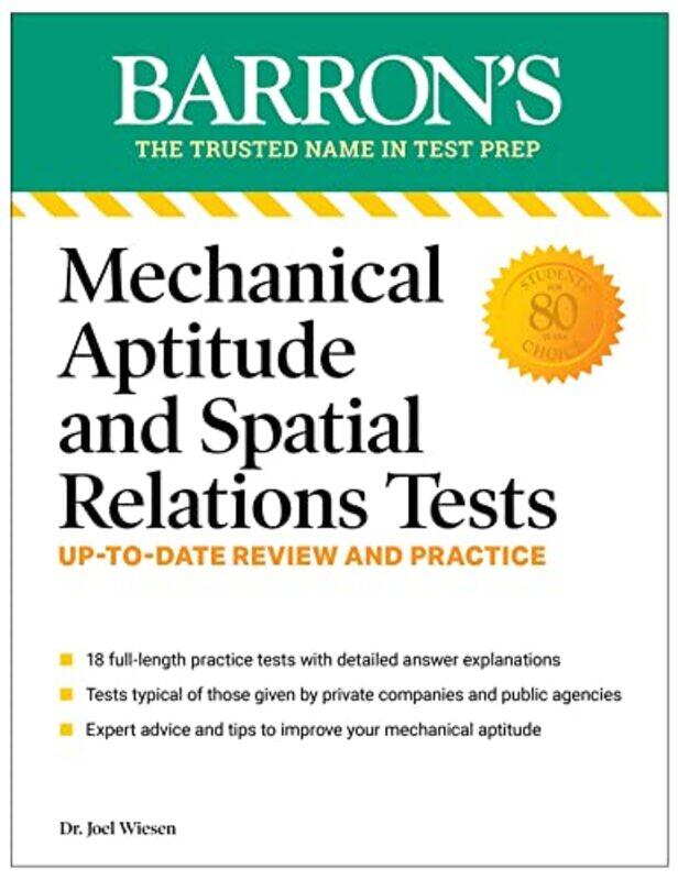 

Mechanical Aptitude and Spatial Relations Tests Fourth Edition by Nancy F Castaldo-Paperback