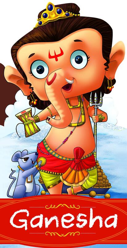 Ganesha: Cutout Story Book, Paperback Book, By: Om Books Editorial Team