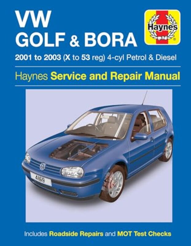 

VW Golf and Bora 4cyl Petrol and Diesel 01 03 Haynes Repair Manual by Haynes Publishing-Paperback