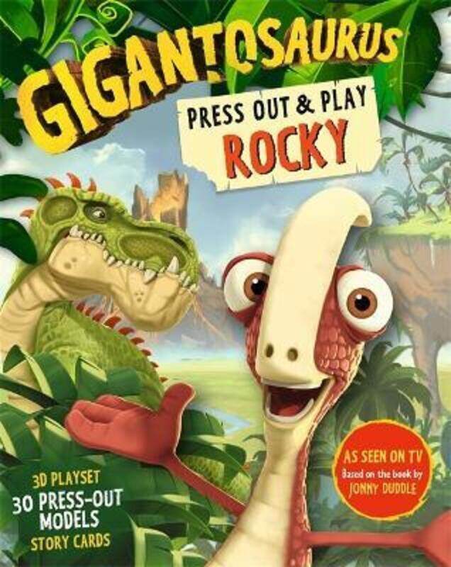 

Gigantosaurus: Press Out and Play ROCKY, Paperback Book, By: Cyber Group Studios