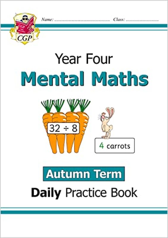 

Ks2 Mental Maths Daily Practice Book Year 4 Autumn Term by CGP Books - CGP Books Paperback