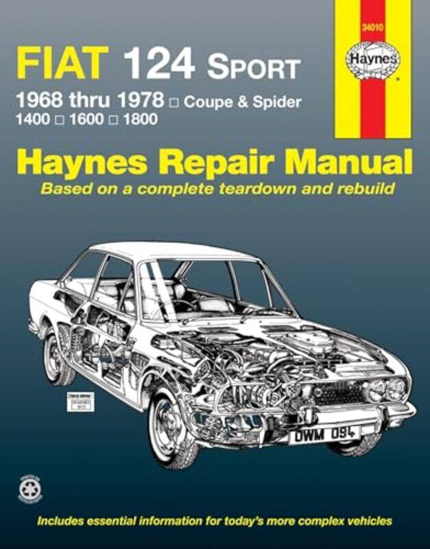 

Fiat 124 Sport Coupe & Spider 19681978 Haynes Repair Manual USA by Liane OnishWorkman Publishing-Hardcover