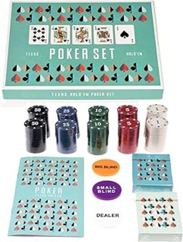 

Texas Holdem Poker Set By Rex London -Paperback