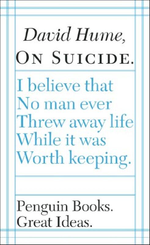 

On Suicide by David Hume-Paperback