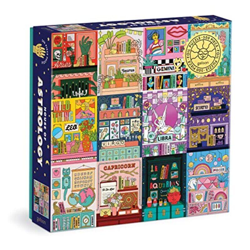 

House Of Astrology 500 Pc Foil Puzzle By Berlin Michelle - Hardcover