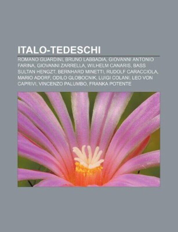 

Italotedeschi by Fonte Wikipedia-Paperback