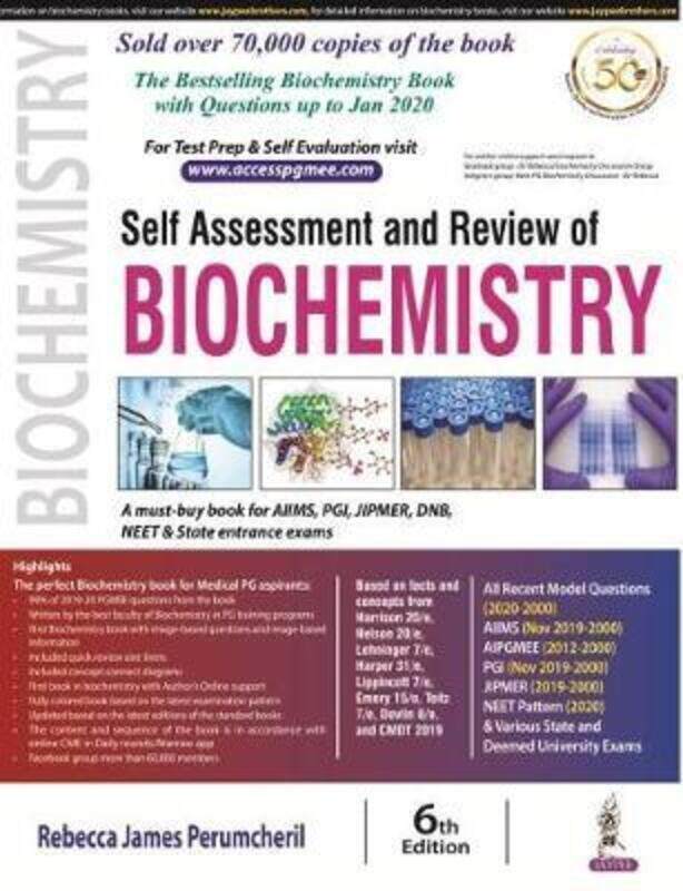 

Self Assessment and Review of Biochemistry,Paperback,ByPerumcheril, James Rebecca