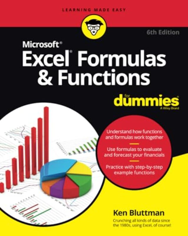 Excel Formulas And Functions For Dummies by Ken Bluttman-Paperback