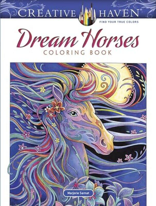 

Creative Haven Dream Horses Coloring Book by Sir Richard Plender QCMichael Wilderspin-Paperback
