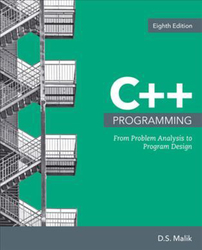 C++ Programming: From Problem Analysis to Program Design, Paperback Book, By: D. Malik