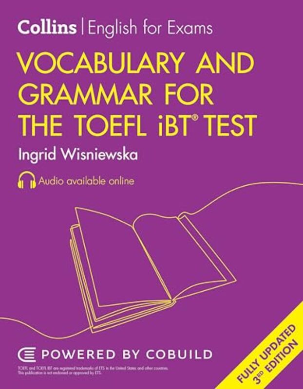 Vocabulary and Grammar for the TOEFL iBT R Test Collins English for the TOEFL Test by Wisniewska Ingrid Paperback