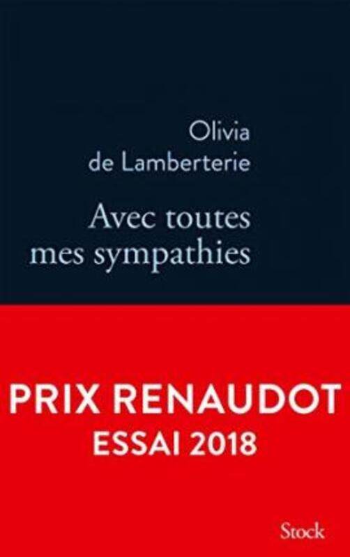

AVEC TOUTES MES SYMPATHIES.paperback,By :LAMBERTERIE OLIVIA
