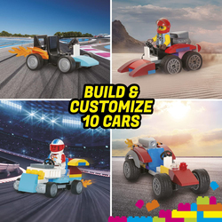 Klutz Lego Race Cars Stem Activity Kit, Paperback Book, By: The Klutz Editors