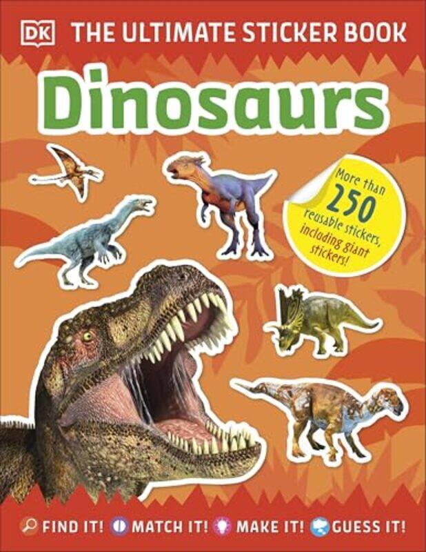

Ultimate Sticker Book Dinosaurs by Pop Press-Paperback