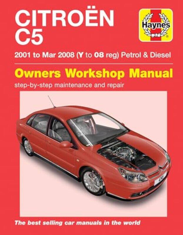 

Citroen C5 Petrol & Diesel 01 Mar 08 Haynes Repair Manual by Frederic P MillerAgnes F VandomeJohn McBrewster-Paperback