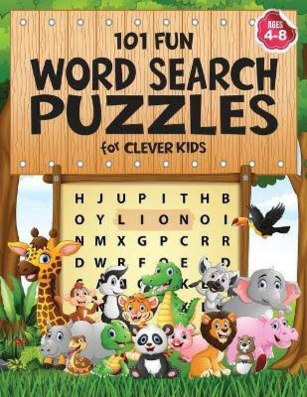 

101 Fun Word Search Puzzles for Clever Kids 4-8,Paperback, By:Kids Activity Publishing